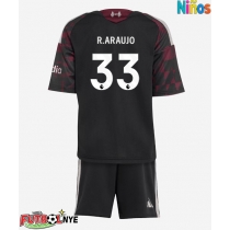 Camiseta Liverpool Ronald Araujo #33 Tercera Equipación para niños 2026-27 manga corta (+ pantalones cortos)